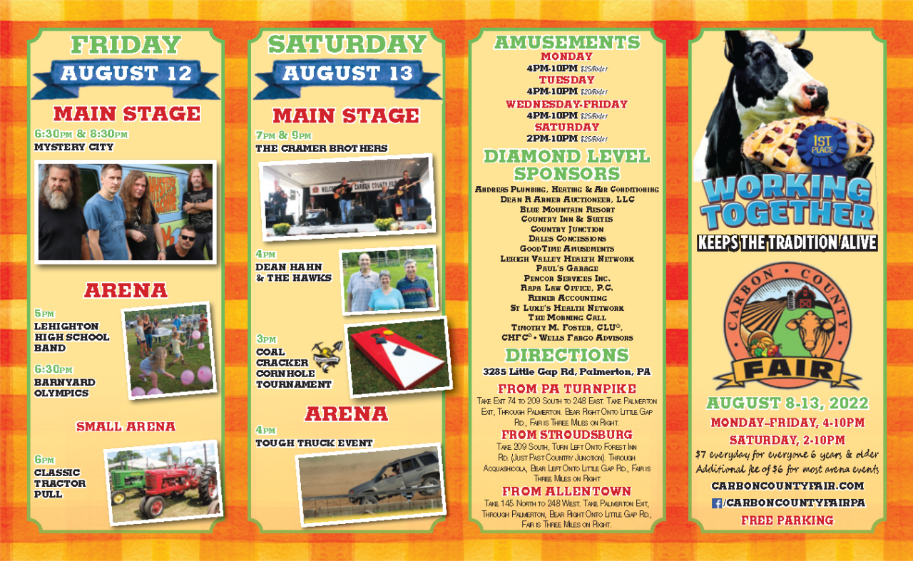 Brochure Carbon County Fair